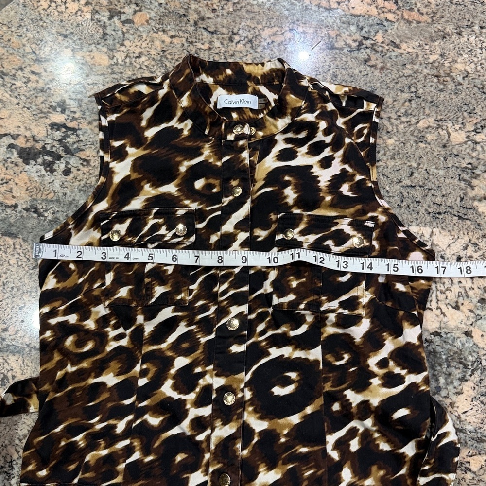 Calvin Klein Animal Print Mini Dress - Picture 7 of 8